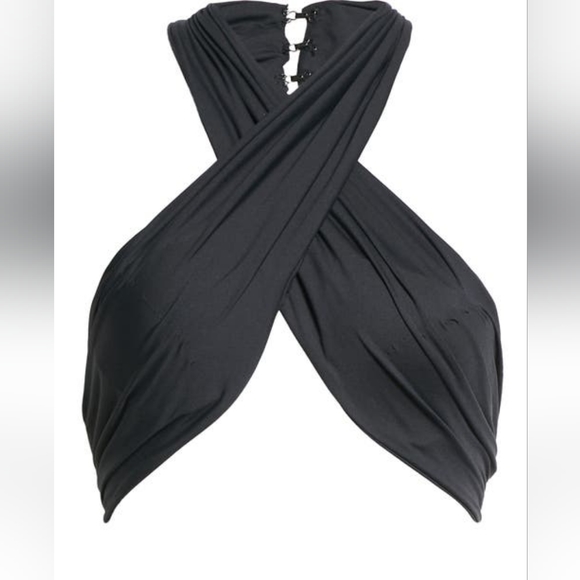 Crossover Halter neck Swimsuit LAQUAN SMITH - Picture 3 of 4